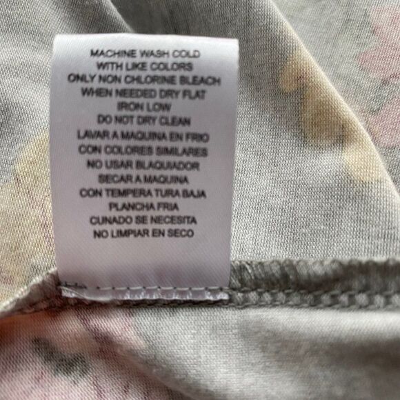 Kingston Grey Floral Mini Dress Short Sleeve SZ L NWT - Picture 13 of 14